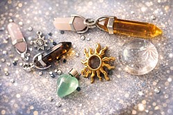 Pendentifs vert pastel 6.50e