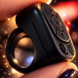 Télécommande bague pour téléphone et tablette légère,discrète pratique rechargeable USB  15 euro